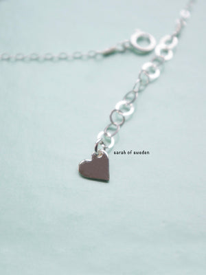 Tunt armband kedja med små kulor i sterling silver 925 minimalistiskt armband