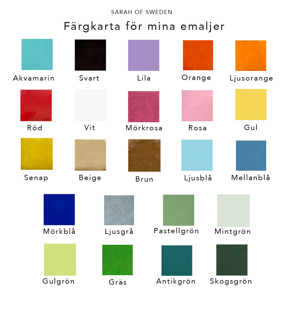 Fjäril örhängen fjärilsvingar i emalj presenttips