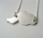 Halsband moln och stege Sterling silver