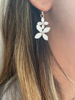 Örhängen hortensia blommor Sterling silver