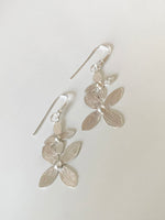 Örhängen hortensia blommor Sterling silver
