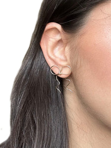 Rosett örhängen i 14k gold filled