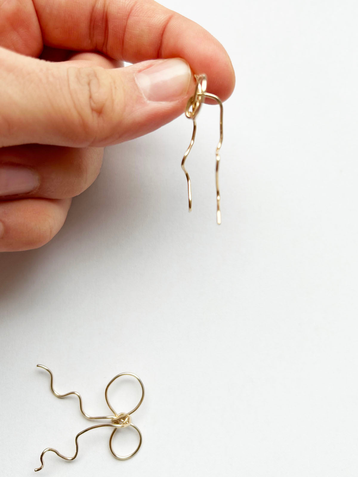 Rosett örhängen i 14k gold filled