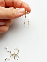 Rosett örhängen i 14k gold filled