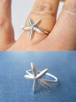 Sjöstjärna ring Sterling silver