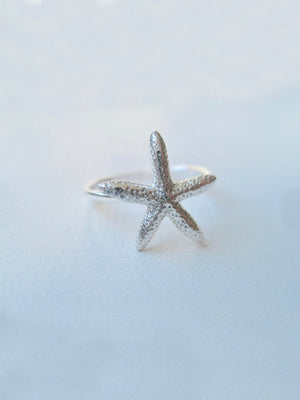 Sjöstjärna ring Sterling silver