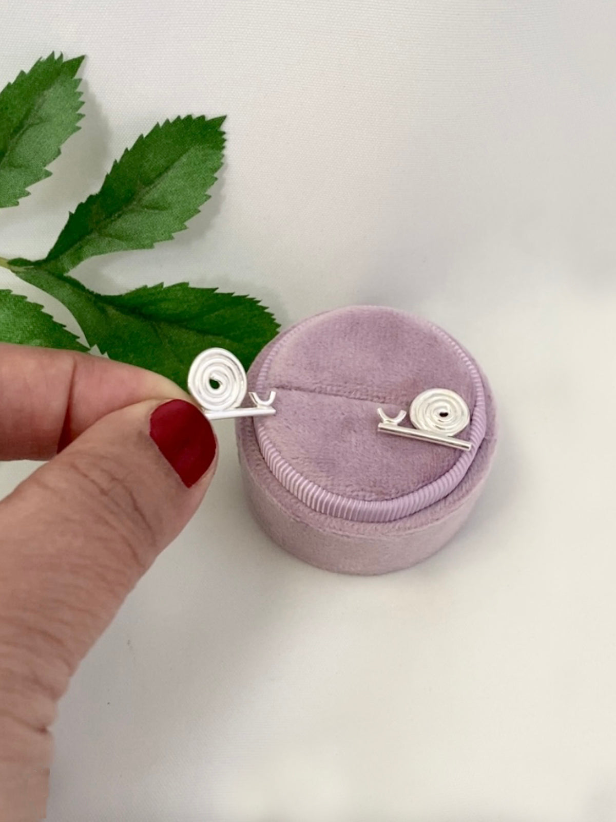 Snigel örhängen i stiftform Sterling silver 925