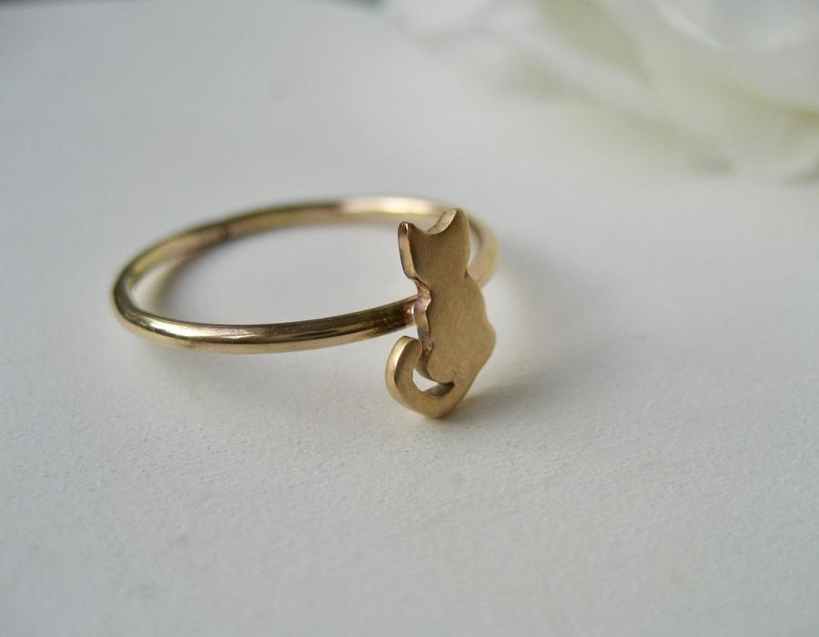tunn ring i guld