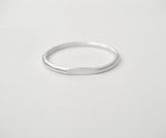 Tunn platt ring i Sterling silver 925