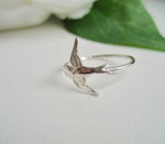 Ring med svala sterling silver