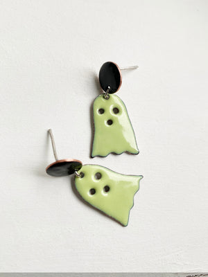 Emalj örhängen spöken Halloween örhängen emaljerade smycken