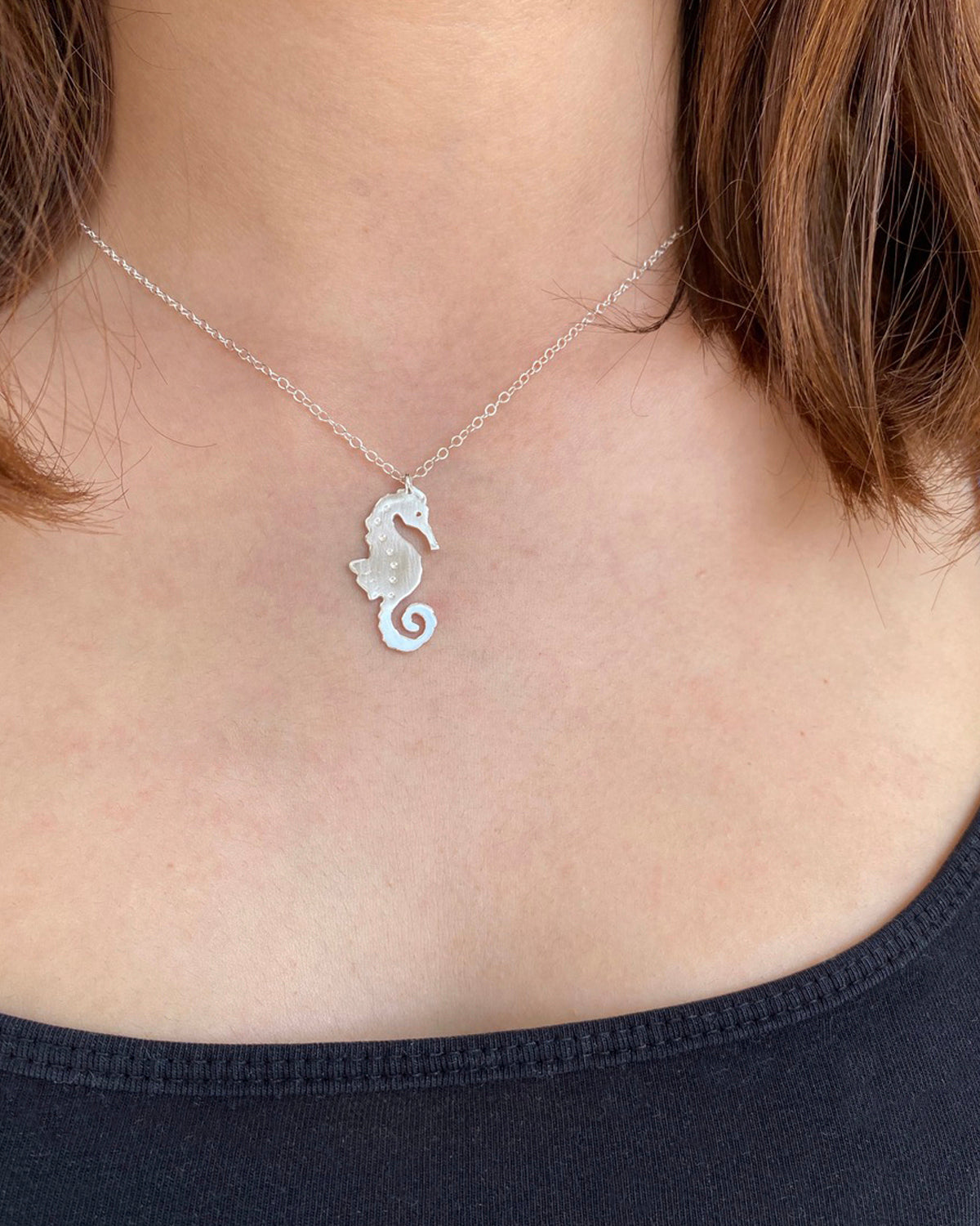 Halsband sjöhäst Sterling silver 925