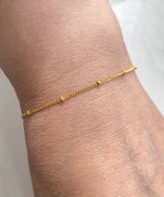 Kedja fotlänk/armband 14k gold filled tunn kedja
