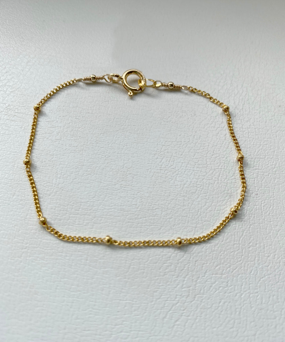 Kedja fotlänk/armband 14k gold filled