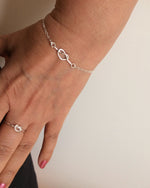 Love knot armband och ring