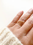 Ring regnbåge 14k gold filled, unisex ring