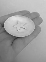 Ringhållare ringfat i mässing eller Sterling silver