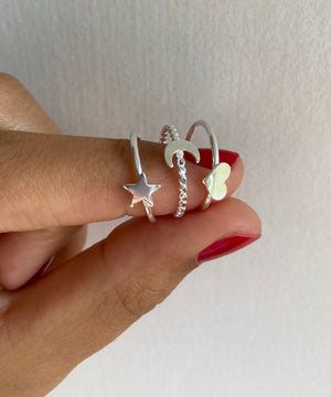 Ring hjärta Sterling silver 925, kärleksring, alla hjärtans dag