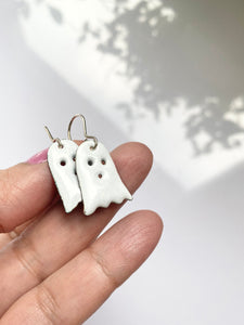 Halloween örhängen spöken emalj smycken