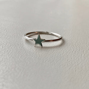 Ring stjärna Sterling silver 925