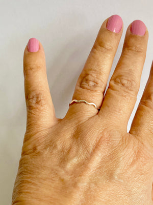 Vågig ring Sterling silver 925