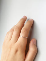 Vågig ring Sterling silver 925