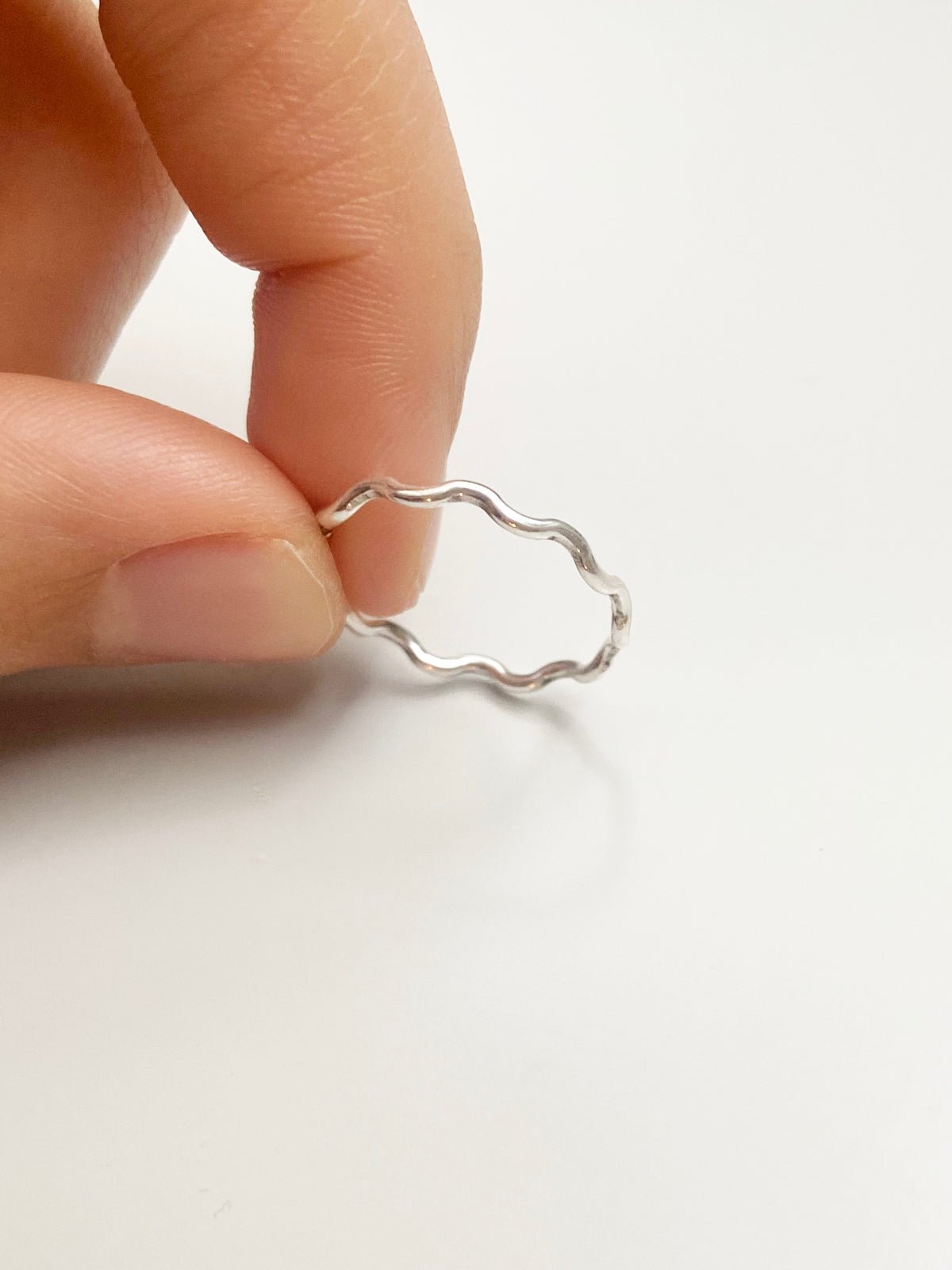 Vågig ring Sterling silver 925